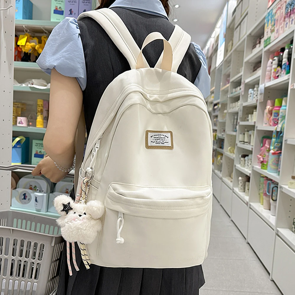 New Women's Backpack Daily Travel Female Multi-pocket Casual Woman Man Travel Bag Schoolbag for Teenage Girl Boy Laptop Knapsack