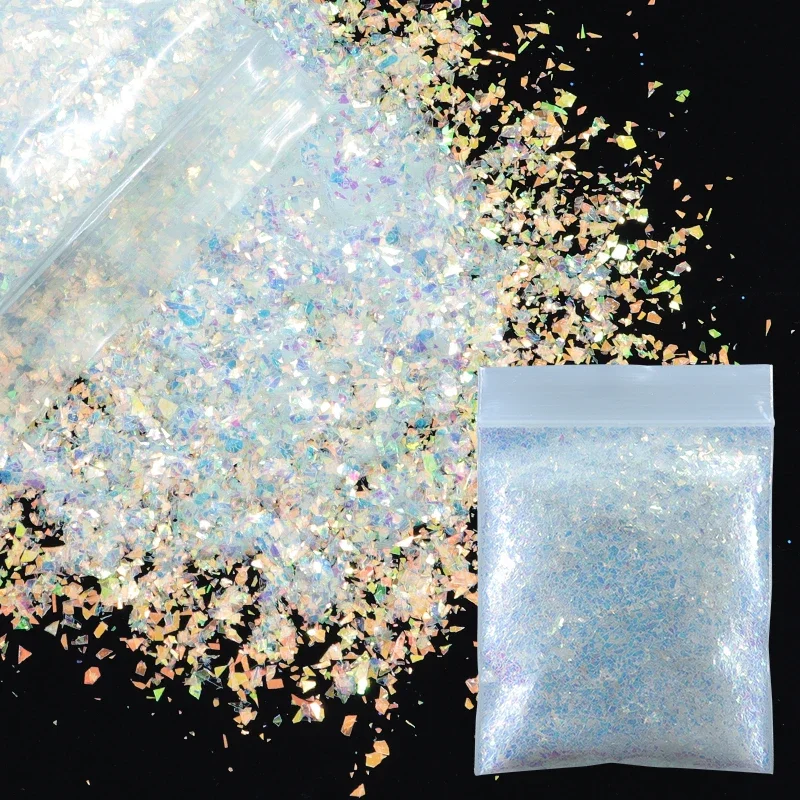 Нерегулярные блестящие хлопья из смолы, наполнитель для формы из эпоксидной смолы, радужная русалка, блестки, пигмент, наполнитель, материал «сделай сам», изготовление подвесок
