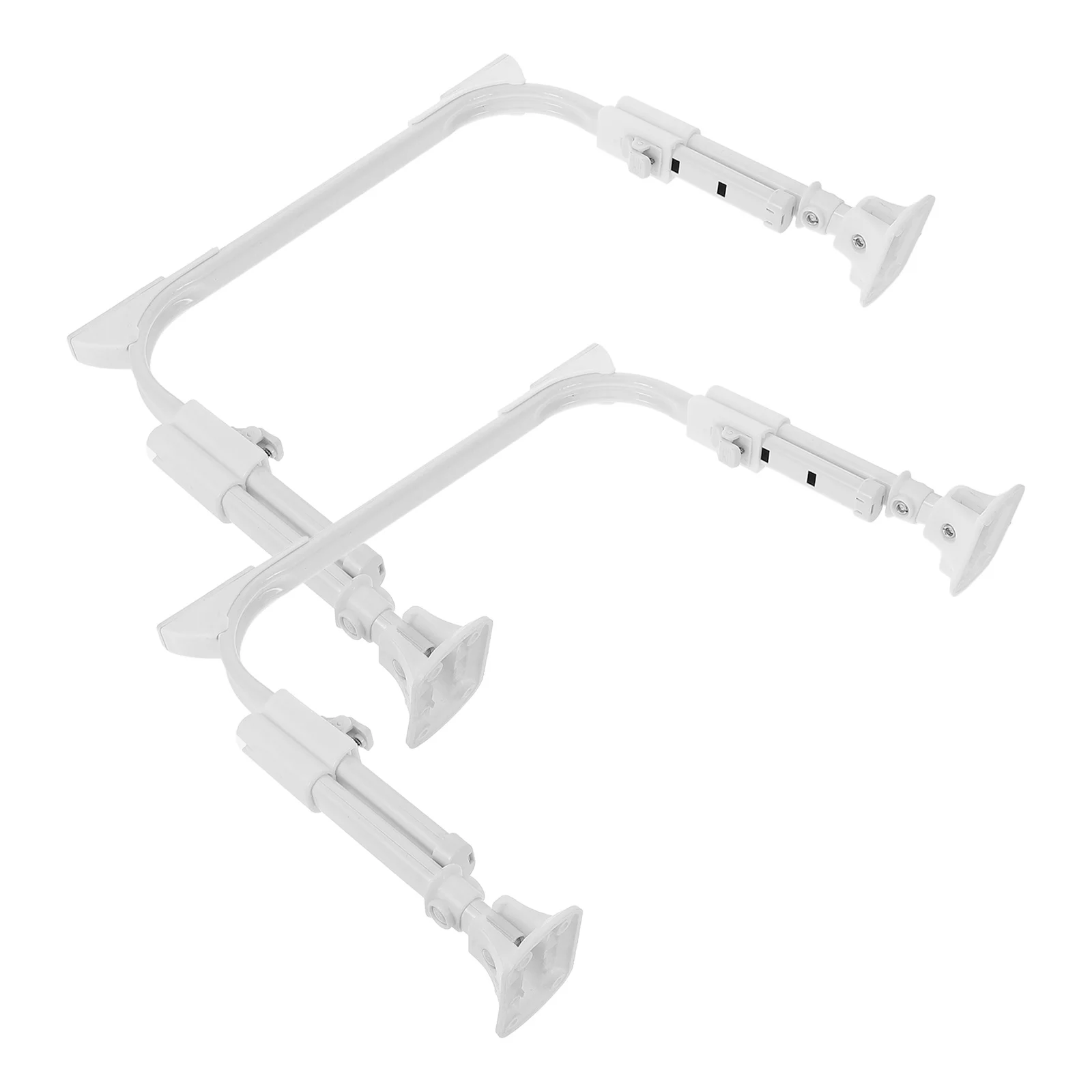 

2Pcs Adjustable Folding Table Legs for Bed Desk Laptop U-Shaped Self-Locking Metal Nonslip Stable Installation