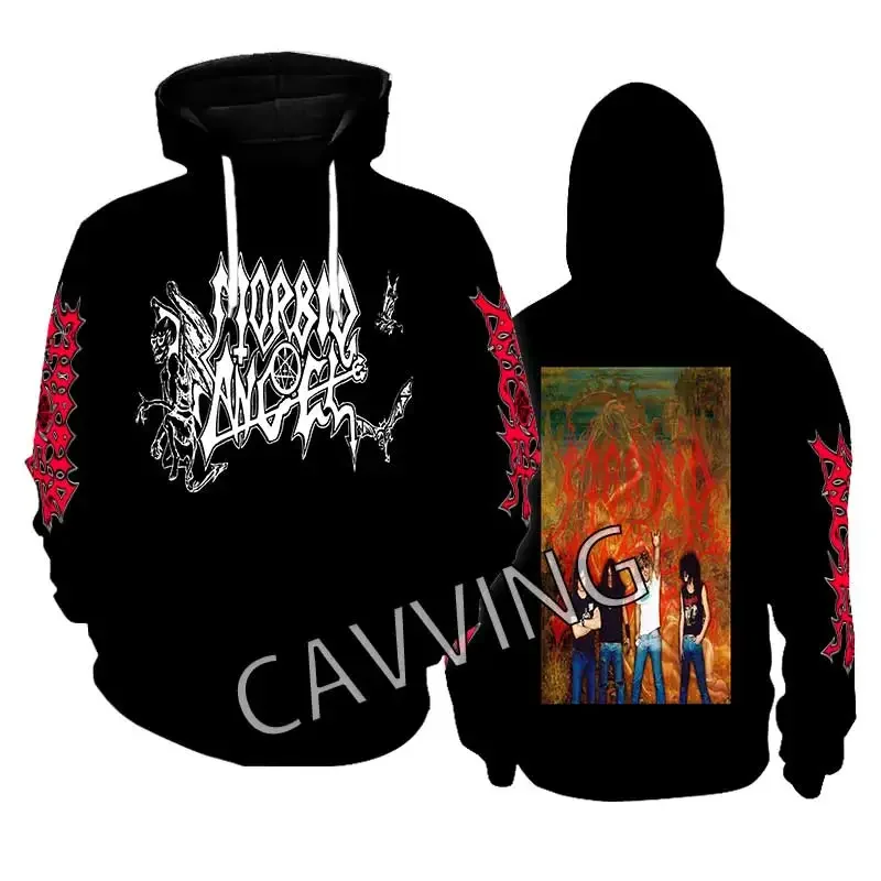 New Fashion Printed  Morbid Angel  Metal Rock Aesthetic Hoodies Sweatshirt Gothic Top Harajuku Cotton Unisex Clothing CC2