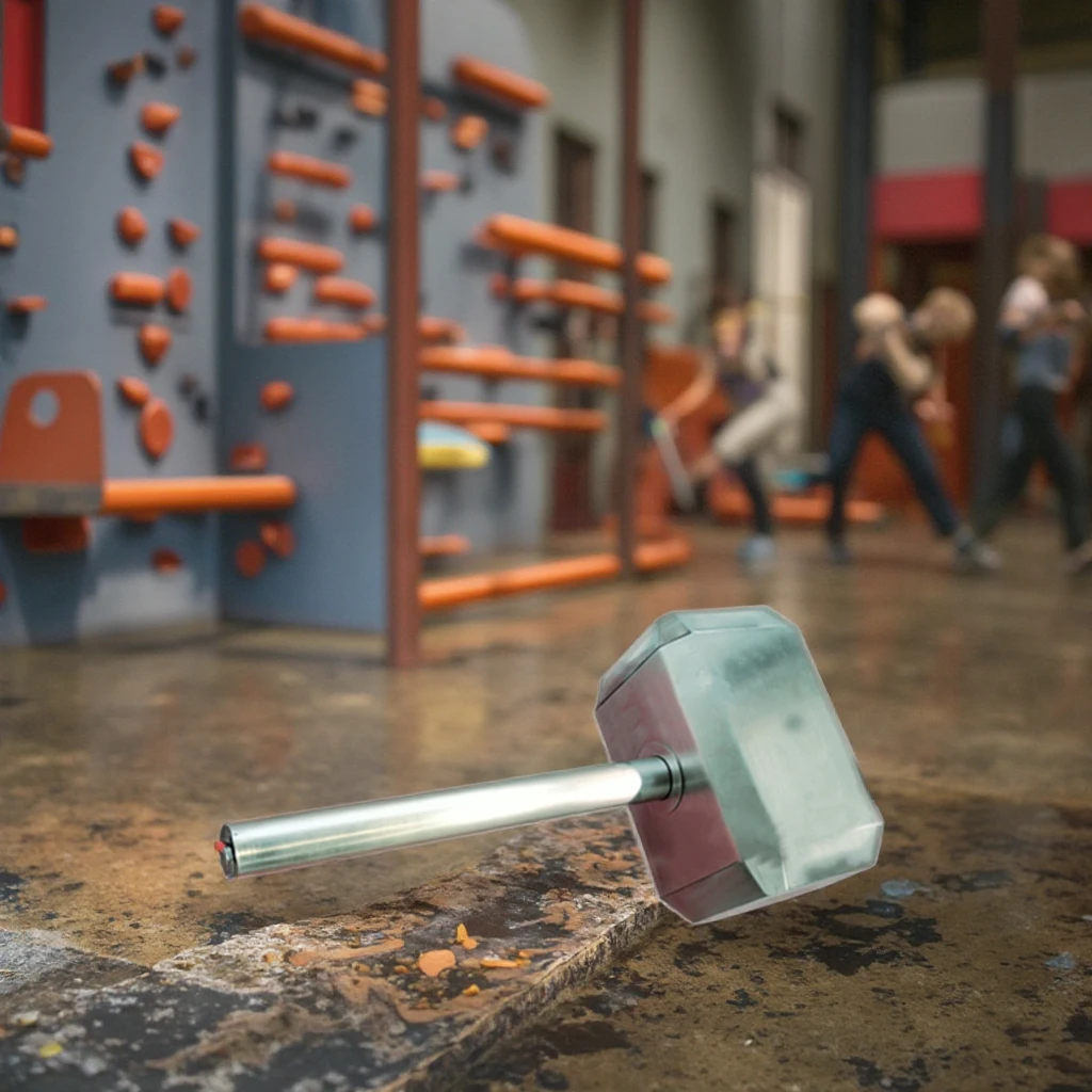 المطرقة السحرية الجديدة للشركة المصنعة، مطرقة ثور، تستخدم كدعامة نشاط الجهاز التفاعلي