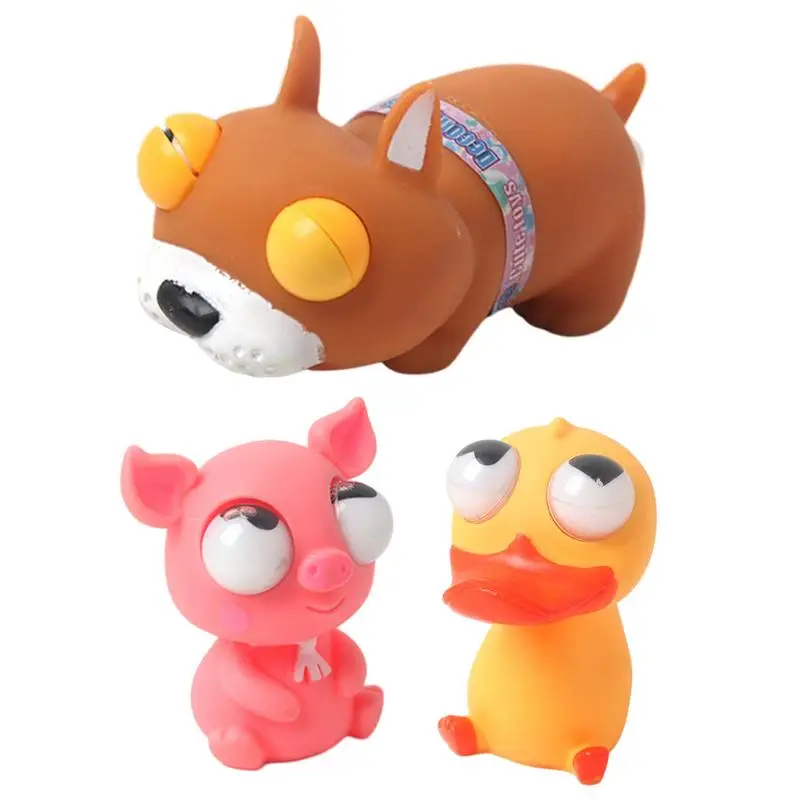 

Cartoon Animal Squeeze Toy Funny Squeeze Anti Stress Toy Stress Relief Fidget Toys Popping Out Toy Sensory Fidget Toy for kids