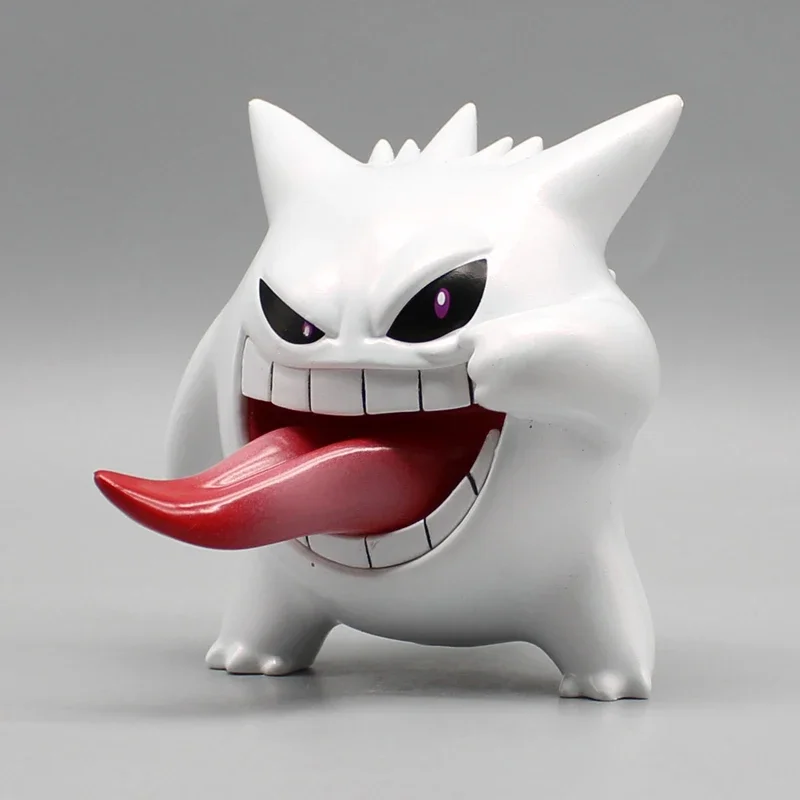 8cm Pokemon Gk Gengar Action Figure Transparent Gengar Cute Figurine Pvc Model Doll Room Decoration Gift Toy for Kids