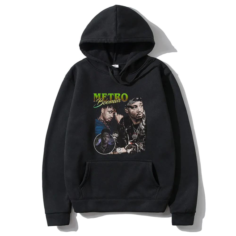 

Rapper Metro Boomin Graphic Hoodie Men Women Hip Hop Fashion Trend Pullover Hoodies Male Vintage Casual Fleece Cotton Tracksuit