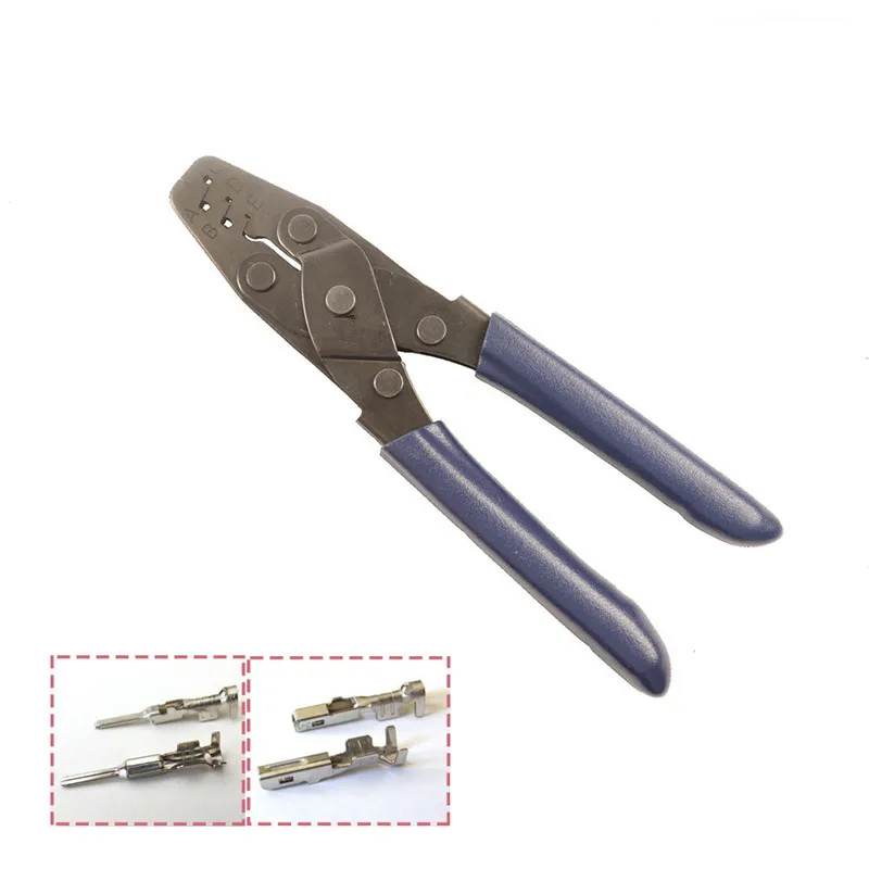 DR-1 Open Barrel Automotive Wire Harness Terminal Crimping Pliers 24-14AWG(1.25/2.0/2.45/3.96/4.2/6.3mm2)