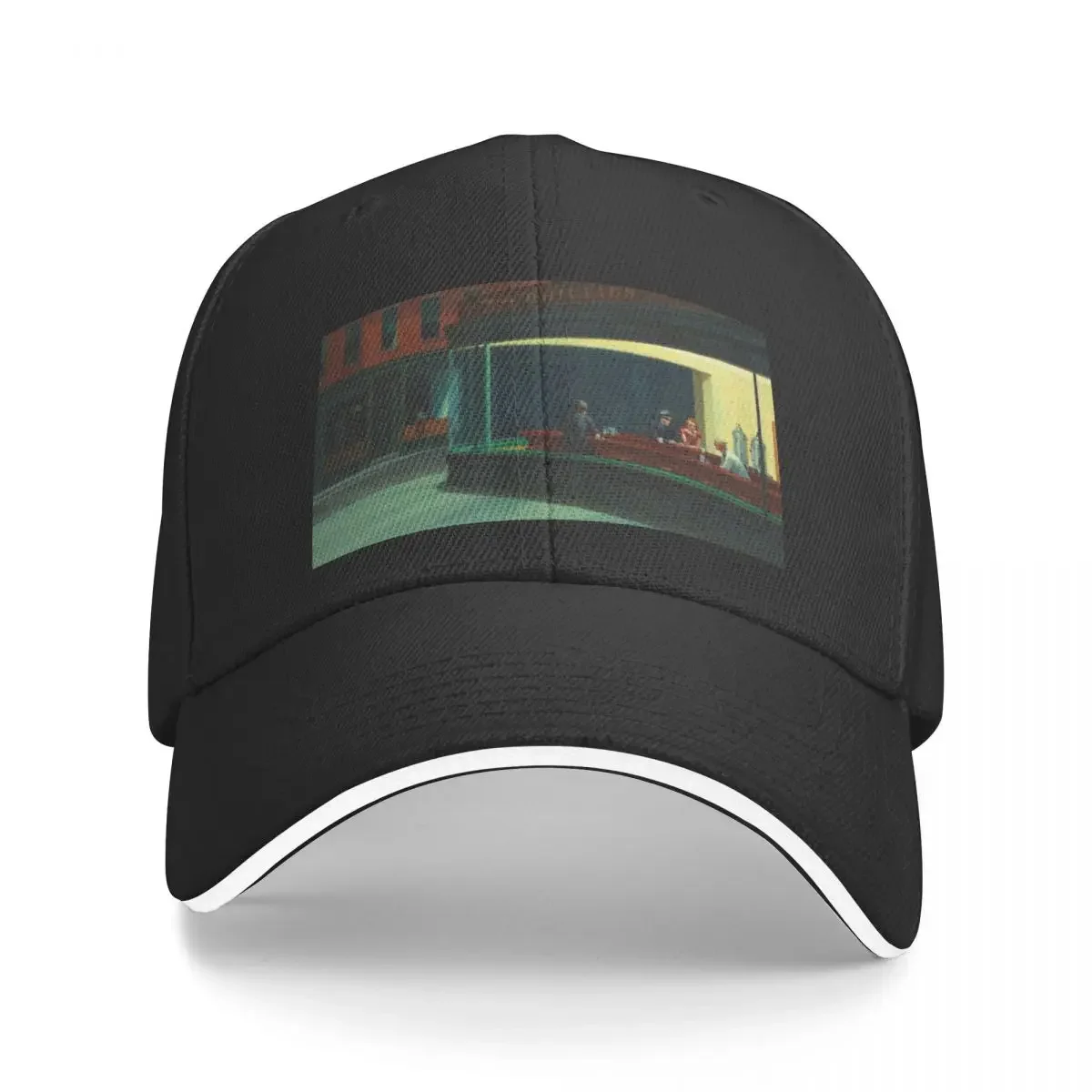 Nighthawks by Edward Hopper Baseball Cap New Hat Hat Baseball Cap Woman Men's