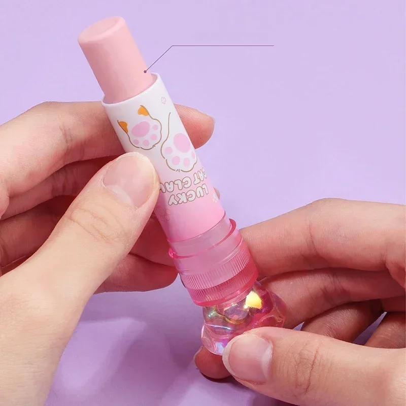 Cute Lipsticks Pencil Erasers Kawaii Rubber Erasers for Drwing Skechting Correction Tools Kids Gifts Stationery Office Supplies