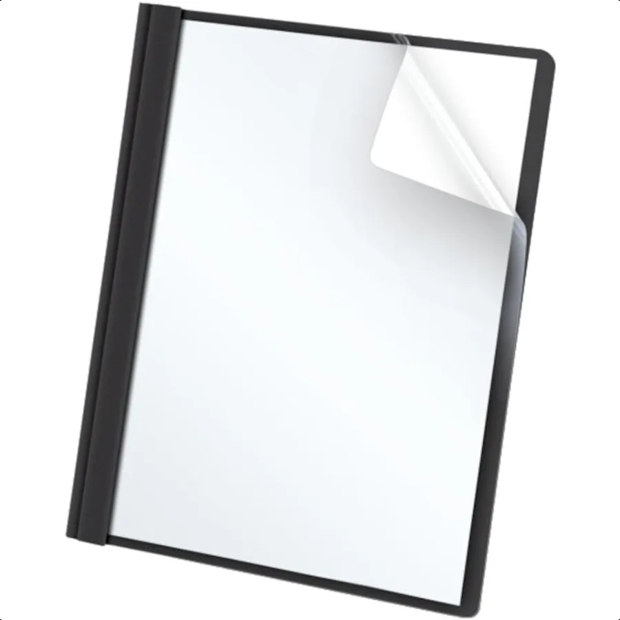 

Clear Front Report Covers Black Letter Size 25 per box 55806EE