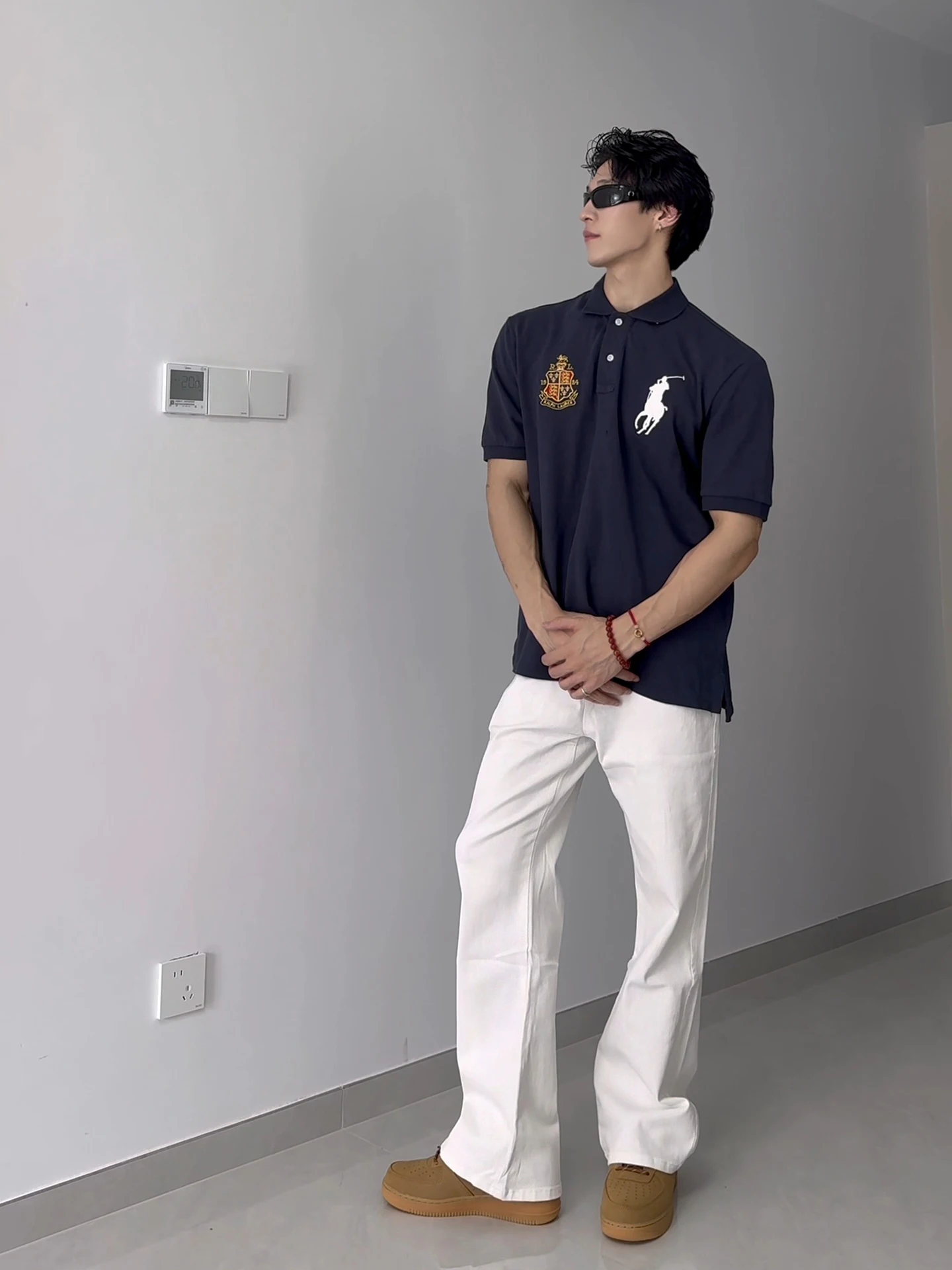 

Мужские джинсы Cleanfit белого цвета, прямые, зауженные, с расклешенным низом, длинные брюки, осенняя модная повседневная одежда для раннего сезона