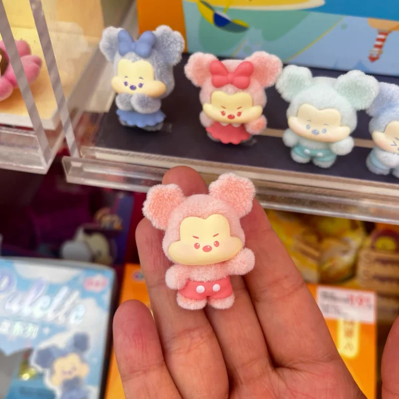 ディズニーミニブラインドボックスミッキームードパレットシリーズアニメフィギュアデスクトップコレクション装​​飾品かわいいモデルおもちゃギフトを飾るために