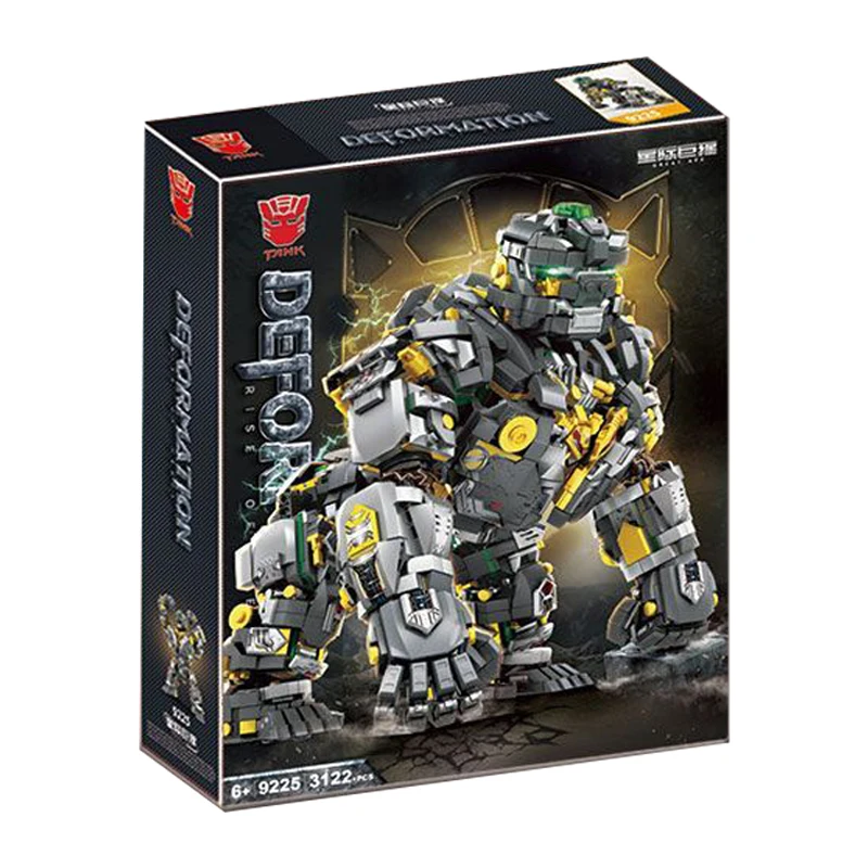 IN STOCK 9225 3122pcs Primal Robot MOC Building Blocks Sets Bricks Toys Giant Ape Mecha Christmas Gifts Kids Children Boys