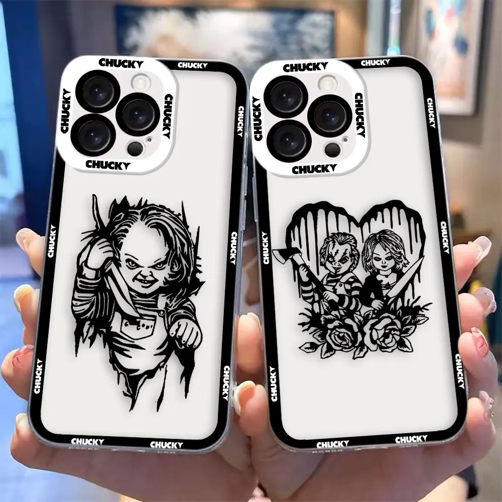 Clear Phone Case For Xiaomi Redmi Note 15 14 13 12 12S 11 11T 11S 10 9 10S 9S 8 Pro Max Plus Case Cover Print Good Guys C-Chucky view 2