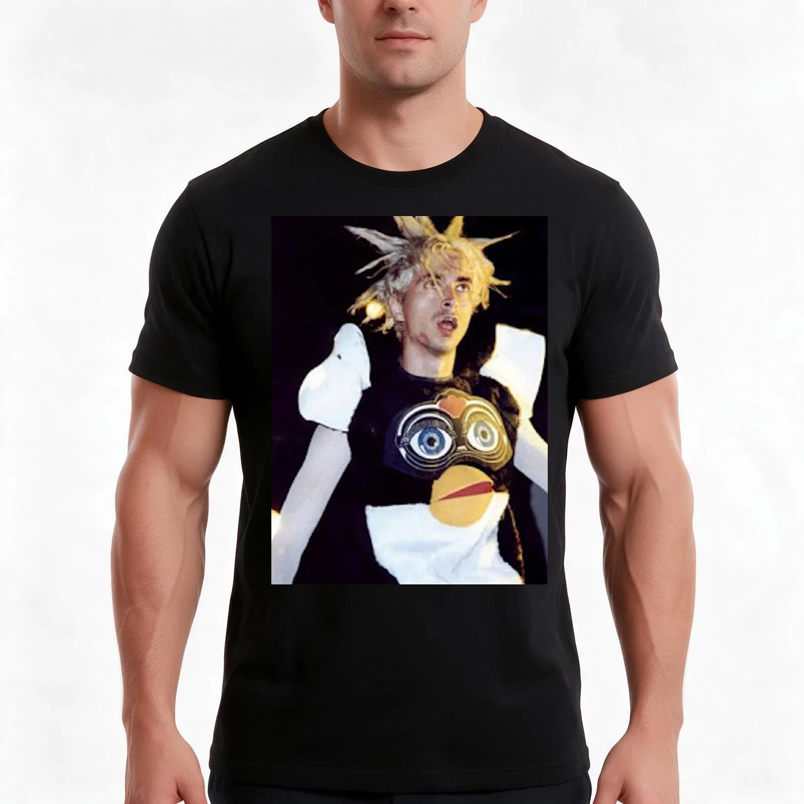 weird ass pic of jimmy urine T-Shirt Summer Casual Cotton Tee Oversized Streetwear Tops Vintage Graphic Print 100% Cotton
