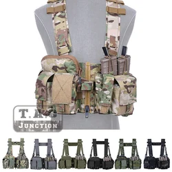 Emersongear Tactical UW Chest Rig Split Front 5th Gen Hunting Vest H Harness + Pouches For Shooting Hunting