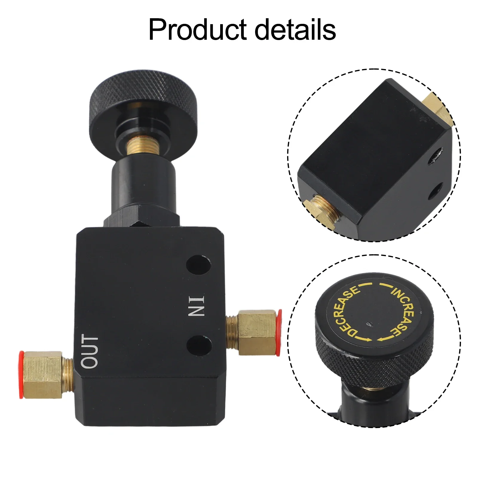 

For Automotive Use 1 8NPT Connector Adjustable Valve Racing Applications Load Proportioning Metal Construction