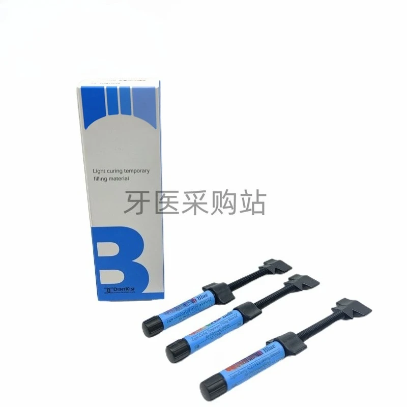 Dental Material Inlay Mud Light Curing Temporary Filling Elastic Indirect Inlay Wax Temporary Sealing