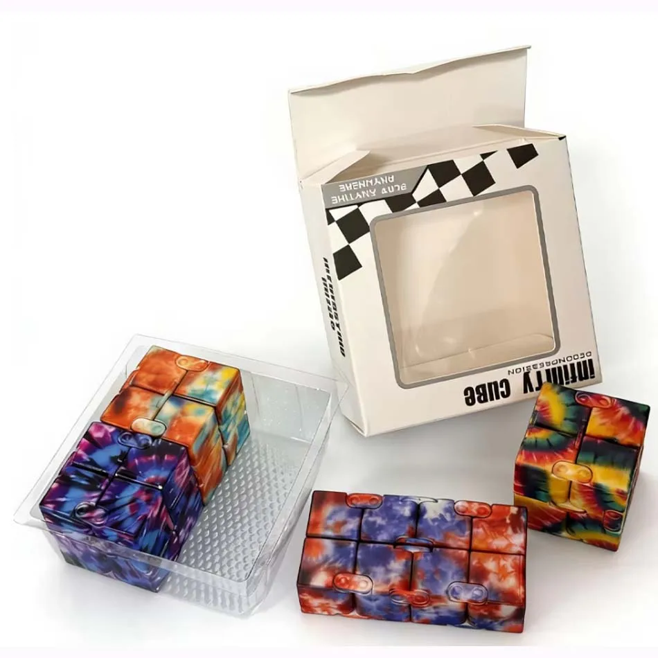 Puzzle Cube Durable Exquisite Decompression Toy Infinity Magic Cube For Adults Kids Fidget Toys Antistress Anxiety Desktop Toys
