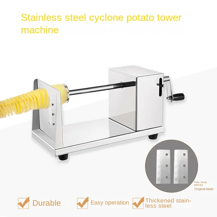 

Stainless steel manual spiral potato cutters, potato chips cutter, potato spiral cutter