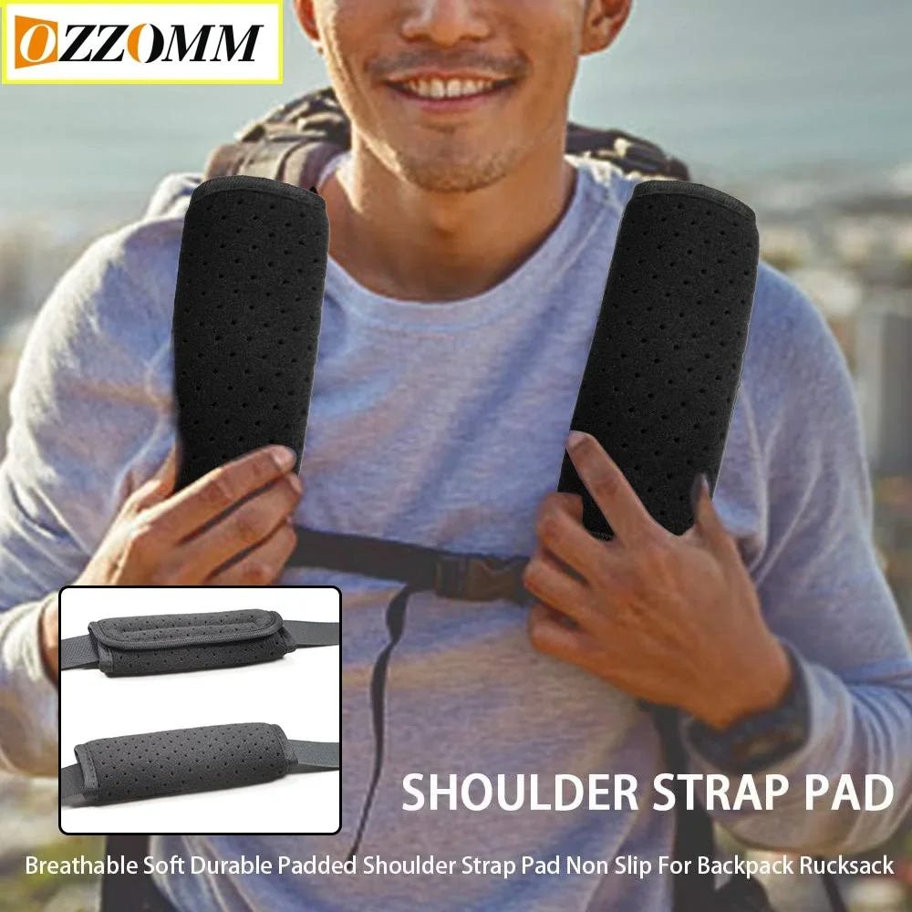 1Pair Cushion Strap Padding Shoulder Backpack Bags Guitar Pad Replacement Shoulder Strap Pad To Relieve Shoulder Pain