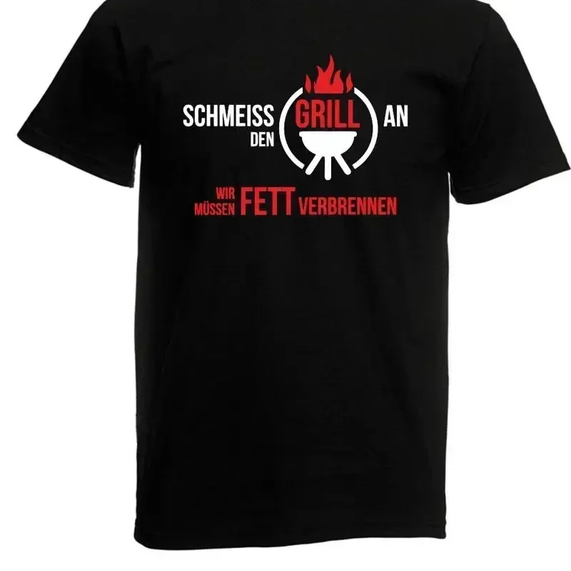 Men's T-Shirt Throw the Grill I Sayings I Fun I Funny up to 5XL