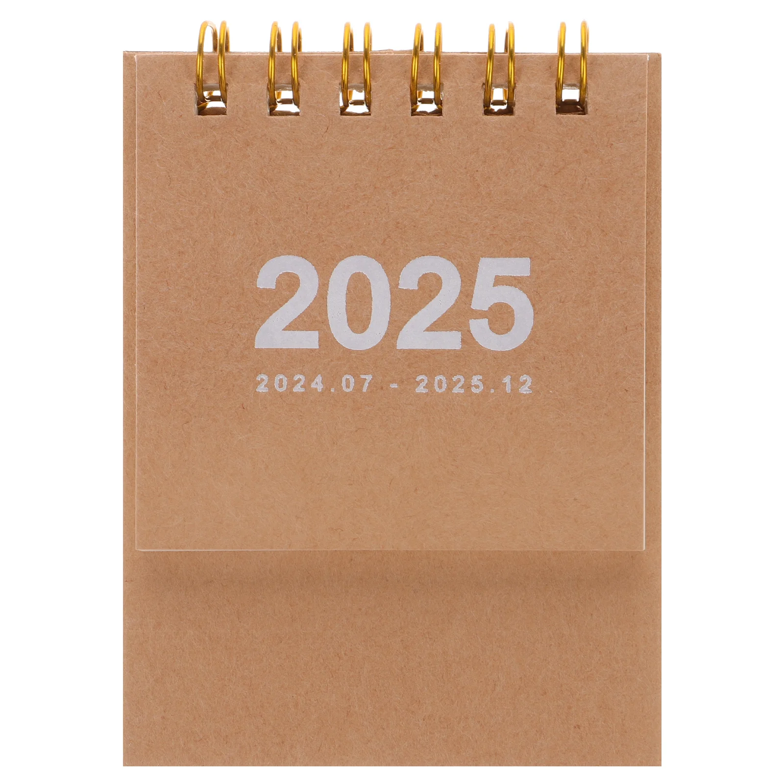 Coil Kalender Meja Kecil Kantor Kalender Mini Kertas Berdiri Flip Desktop Bulan