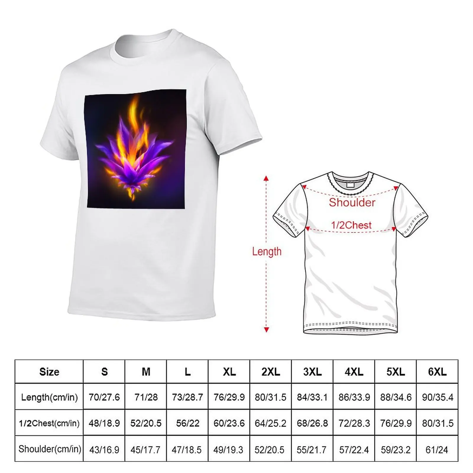 St. Germain Violet Flame T-Shirt cotton tshirt 100% t shirts for man cotton funny t shirts for man pack white T-Shirt