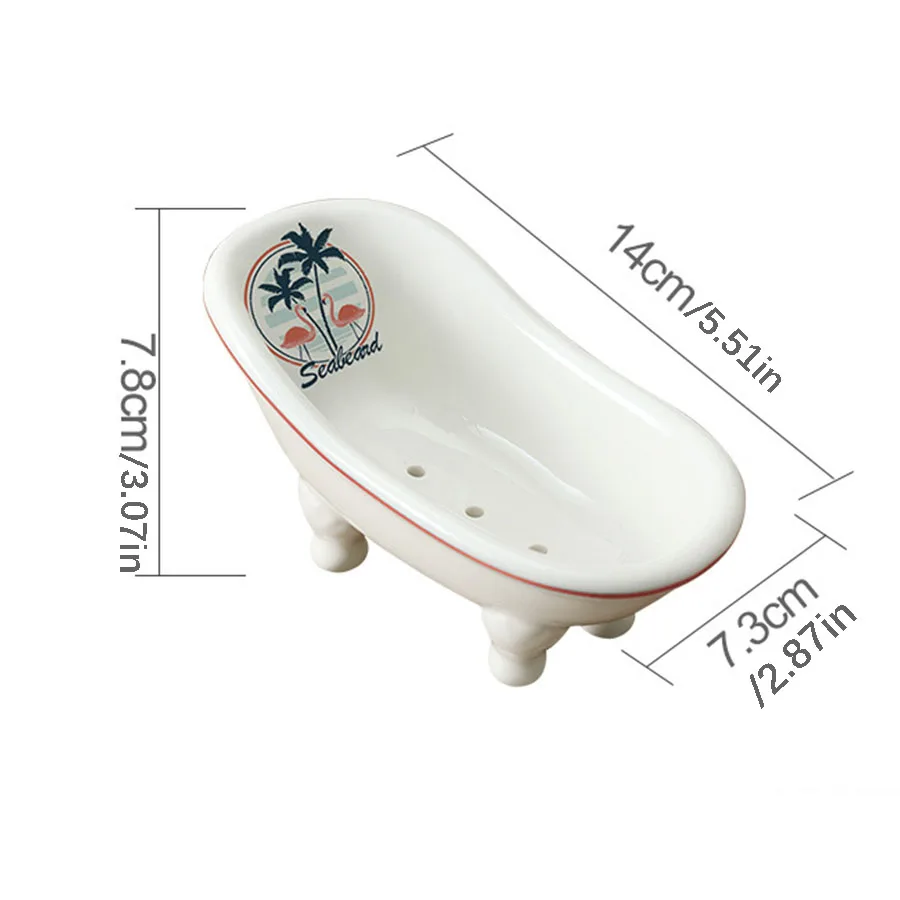 Creative Nordic-Style Draining Soap Box & Ceramic Soap Dish – Ideal for Bathroom Bathtubs & Sinks view 3