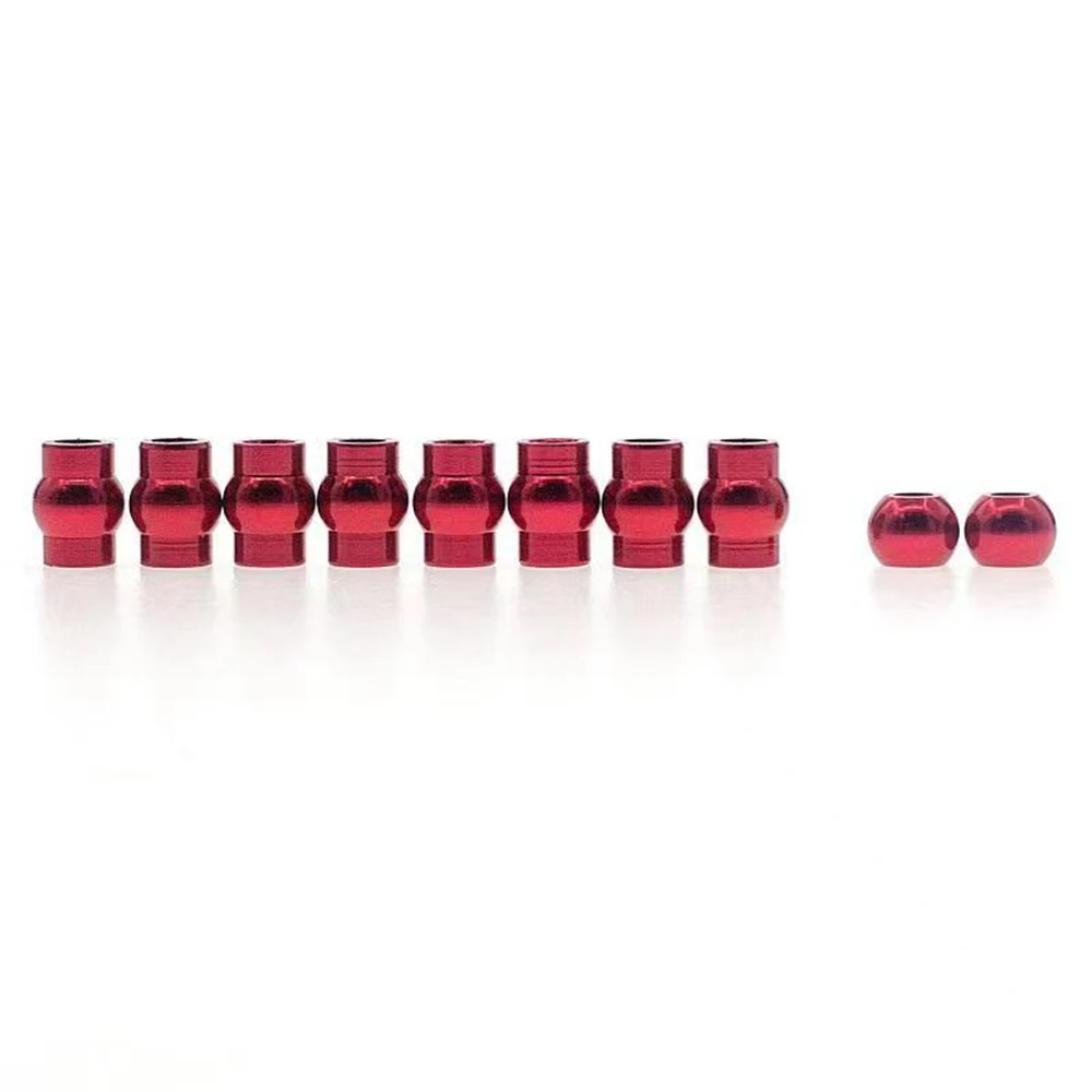 Complete 22Pcs Aluminum Alloy Pivot Ball Head Set for Arrma 1/10 4X4 Granite Big Rock Senton Typhon Upgrade Parts