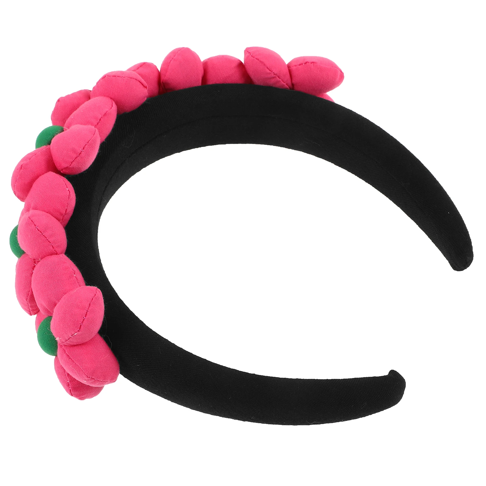 

Large Flower Hairband for Girls Kids Headbands 8-12 Pink Decorative Valentine Accessories Non Damaging Hair Pieces