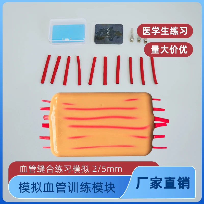 Microsurgery End To End Anastomosis Simulation Blood Vessel 5mm Measurement Suture Skills Training Model Vascular Exercises