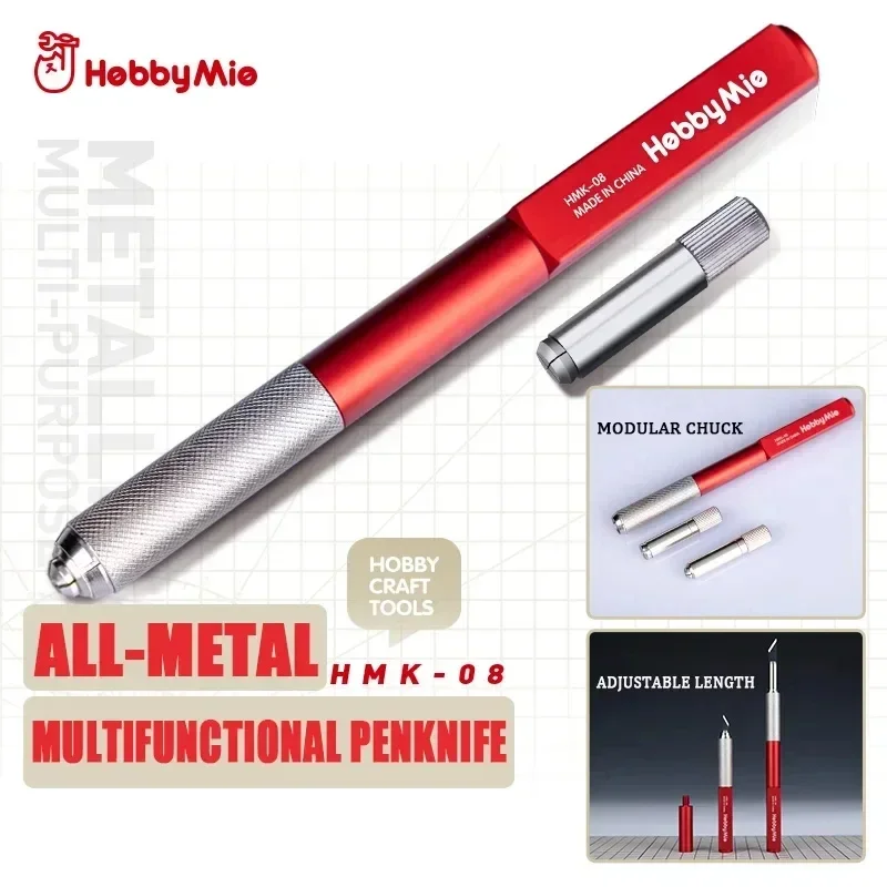 HOBBY MIO HMK-07/HMK-08 manico per coltello trilaterale in acciaio al tungsteno supporto per raschietto linea Scriber maniglia Hobby Craft Model