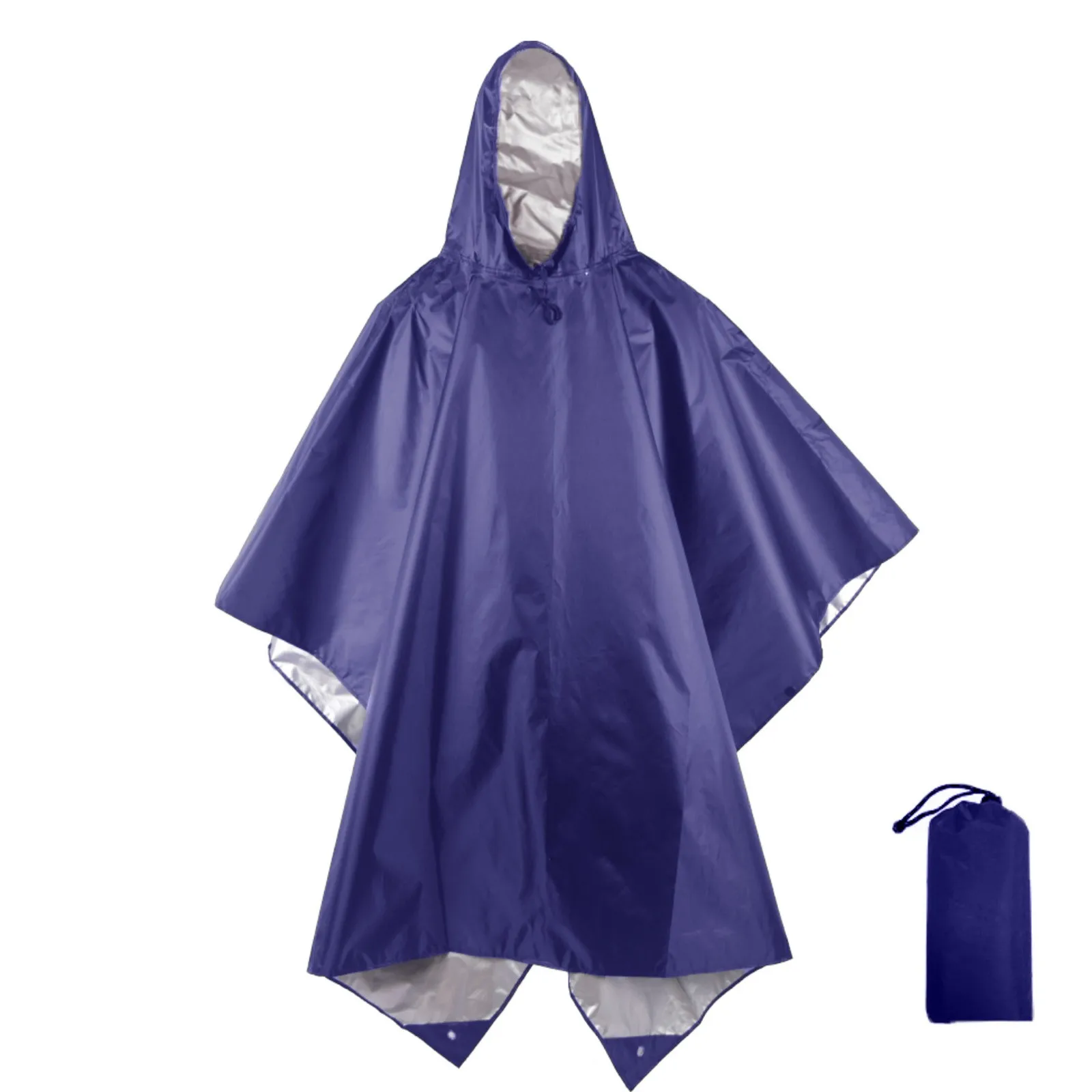 Emergency Rain Poncho Coat for Traveling Camping Outdoor Sports Portable Disposable Raincoats Waterproof Transparent Rain Cover