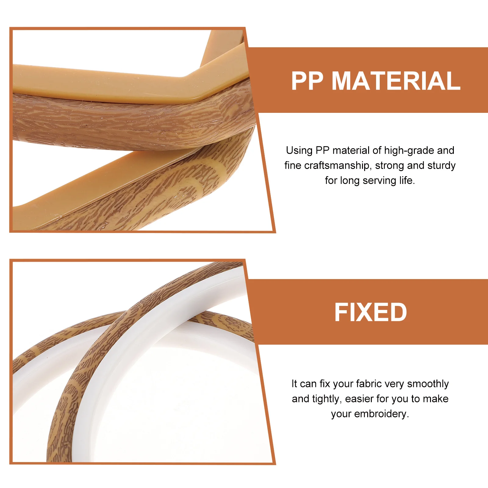 

4Pcs Cross Stitch Hoops Mini Embroidery Hoops for Ornaments Reusable Craft Sewing Frames DIY Wall Decor Christmas Garland