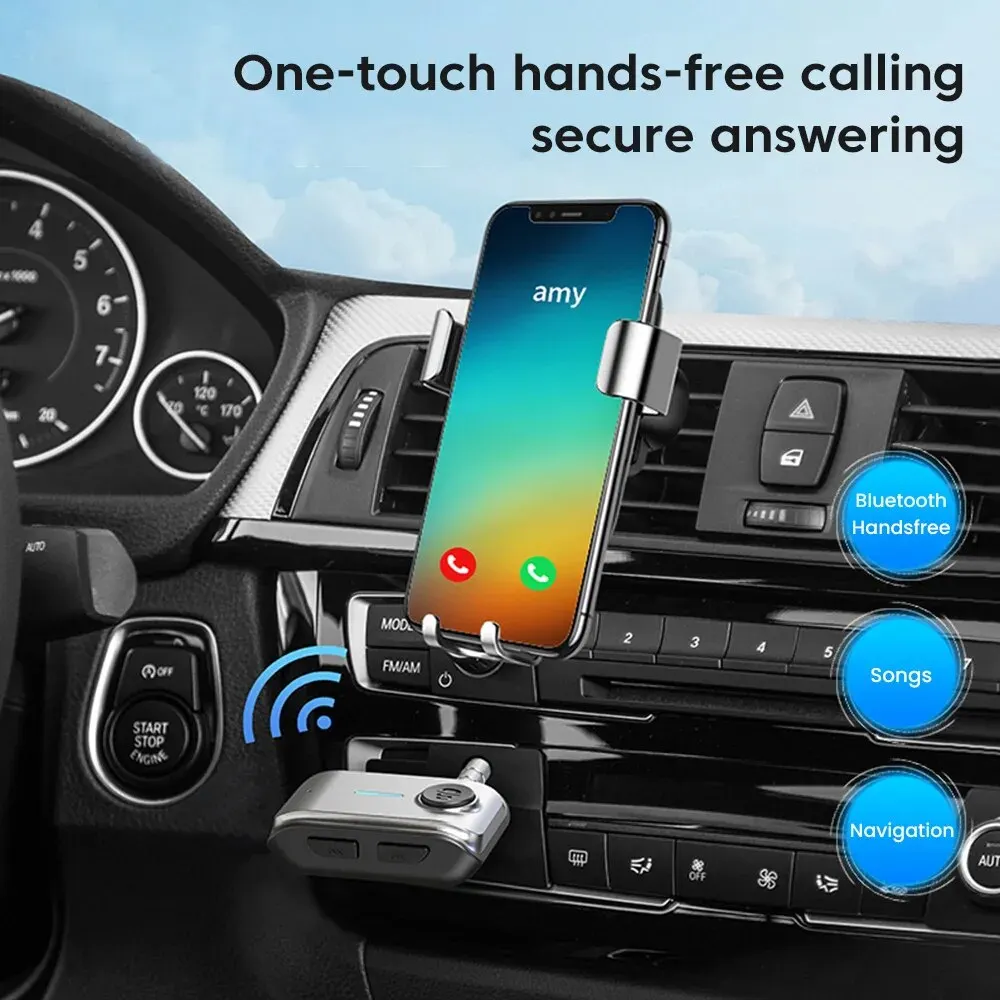 Wireless Bluetooth Car Receiver Car AUX 3.5mm Bluetooth Adapter Speaker Audio Music Receiver For TV Headphones Hansfree Car Kit