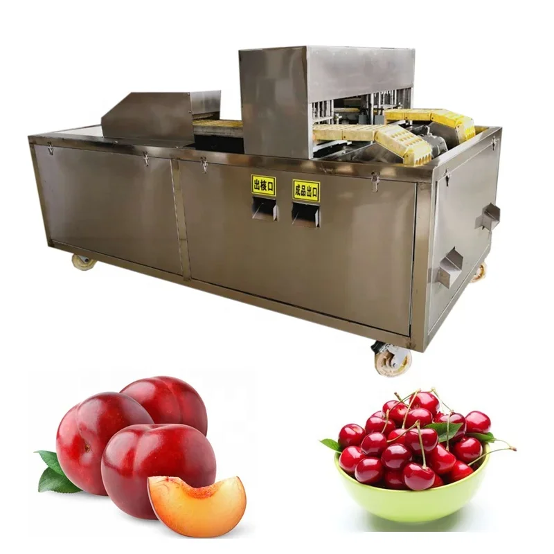 Pitting machine for fruit/Cherry Stoner peach pitting machine/red jujube stoning machine