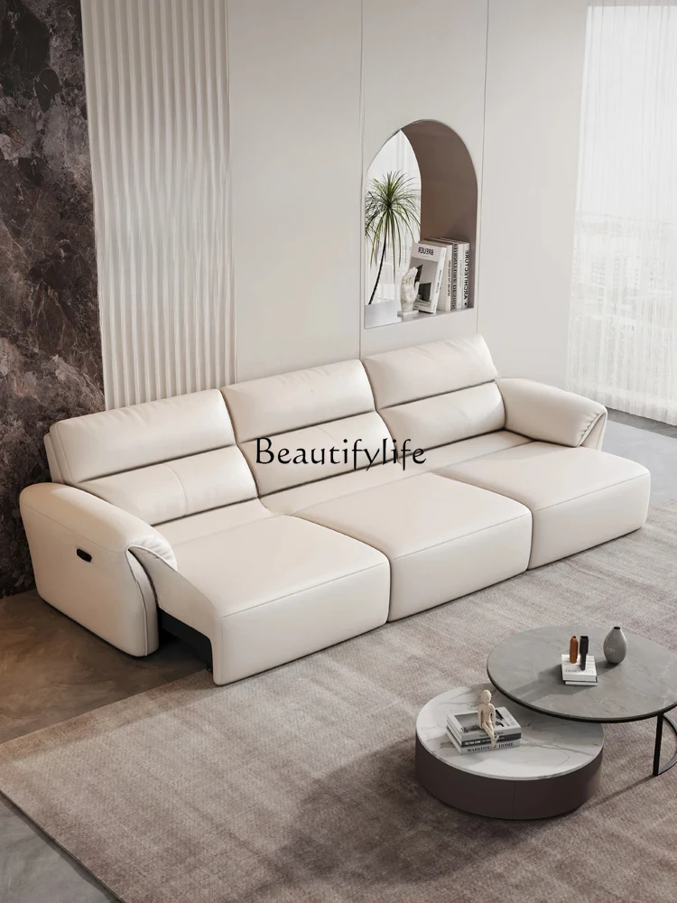 

High Backrest Elephant Ears Smart Retractable Electric Sofa Bed Multifunctional Living Room Sofa