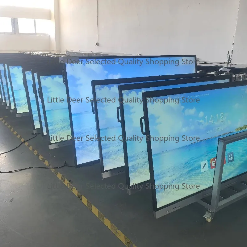 Factory OEM 65'' 75'' 85'' School   14 Electronic Whiteboard with IR Touch and Floor Stand