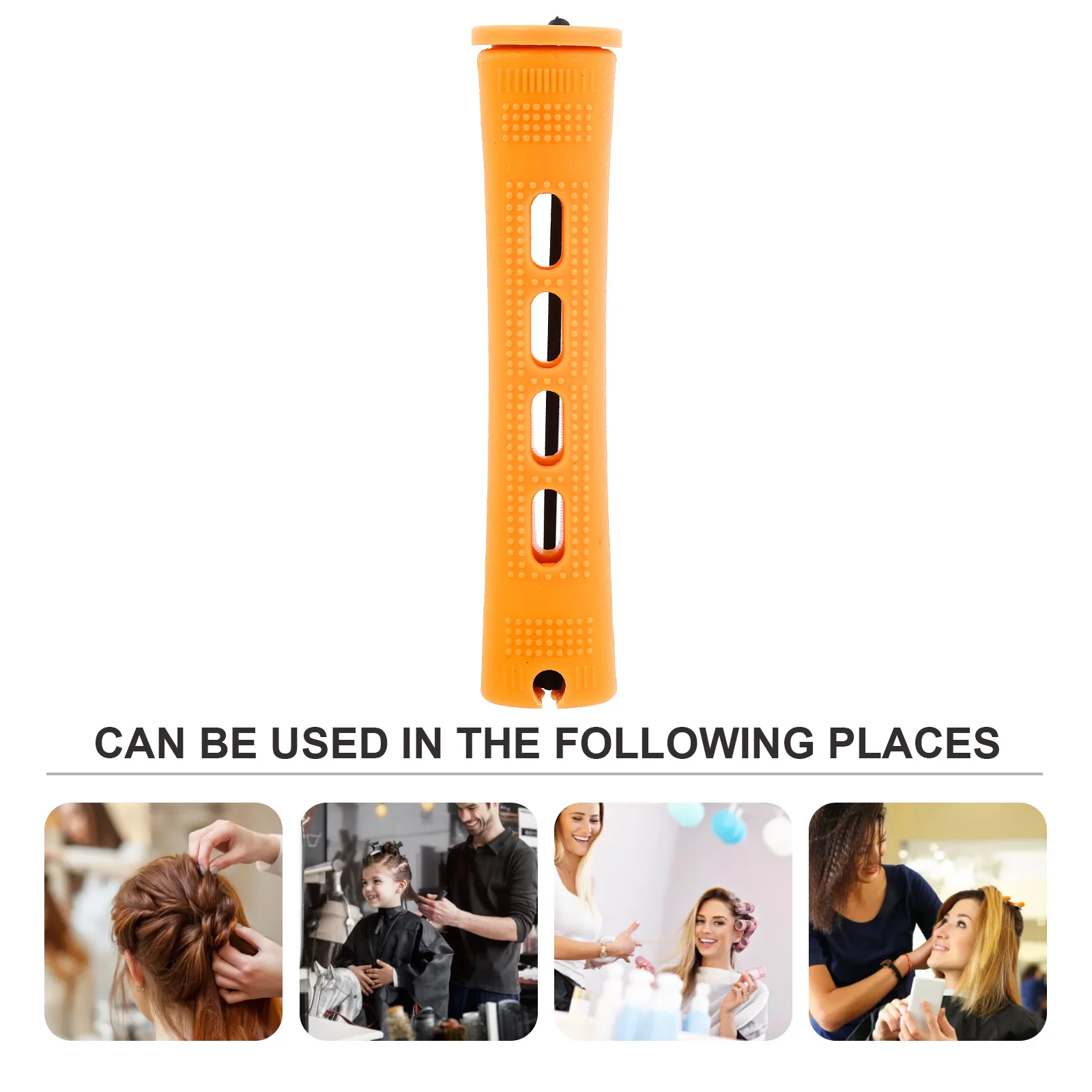 20 pçs rolos de cabelo rolos de plástico com tampas natural curl segurar leve ferramentas estilo cabelo portátil uso em viagem em casa