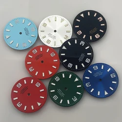 29mm Dial Luminous Fit Miyota8205/8215/821A ETA2836/2824 NH35 NH36 Mingzhu2813/3804 Movement Blue Green Black Red