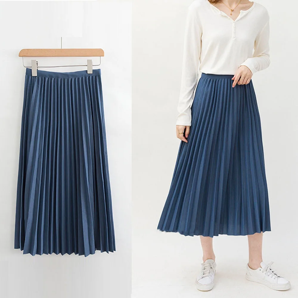 

Women's Summer Clothes Hihg Quality Pleated Skirts Long Dress Streetwear New 2024 Elegant Evening Dress For Women