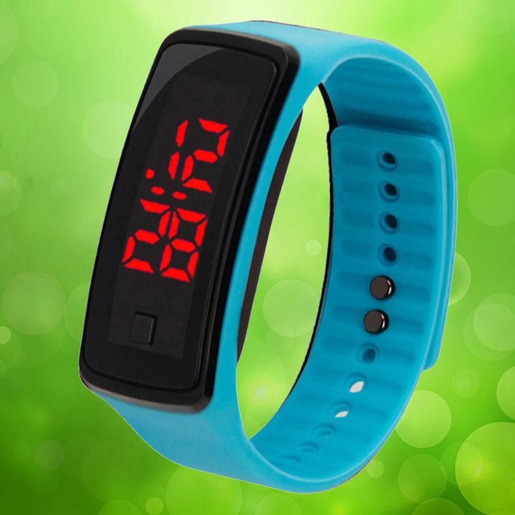 

LED Bracelet Watch Outdoor Wrist Sports Digital Running Silicone Band Men Women
