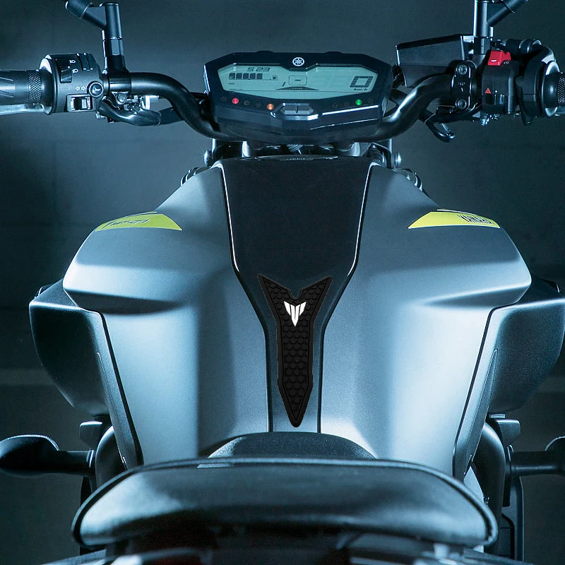 Moto NUOVA Protezione Adesivo antiscivolo Rilievo del Carro Armato Laterale Adesivi Serbatoio Carburante Misura Per Yamaha MT-07 MT07 mt 07 2018 2019 2020