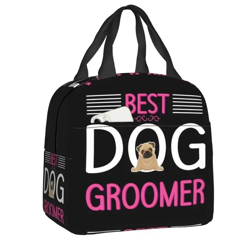 Best Dog Groomer Lunch Box per le donne Puppy Care Grooming Cooler Thermal Food Insulated Bag Office Work Picnic Tote Bags