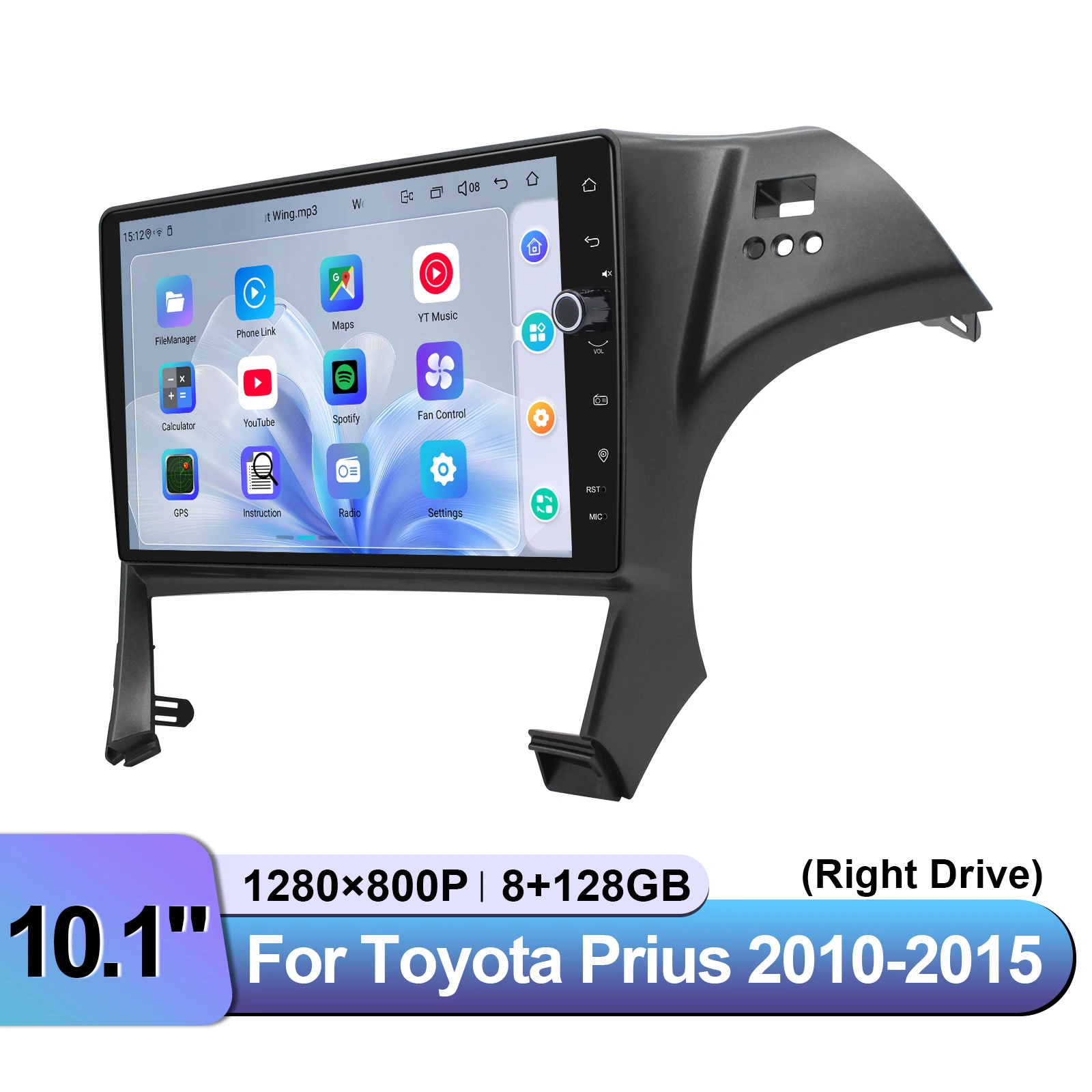 JOYING Android Car Stereo for Toyota Prius 2010-2013 ZVW30 Gen 3 MK3 RHD Plug & Play Head Unit GPS Navigation DSP Bluetooth