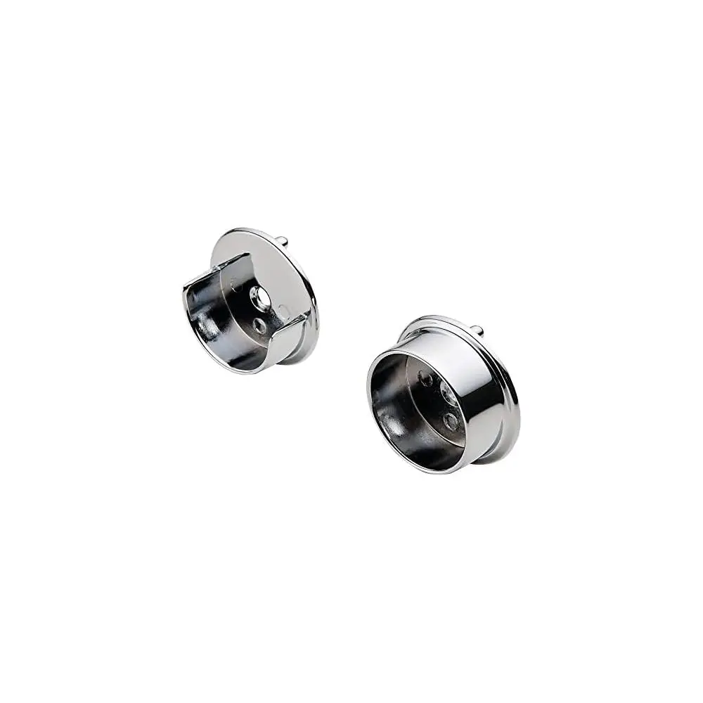 

Tag Synergy Premium 1 Pair Of 1-5/16"" Diameter Round Wardrobe Tube Closet Rod End Supports (Chrome)