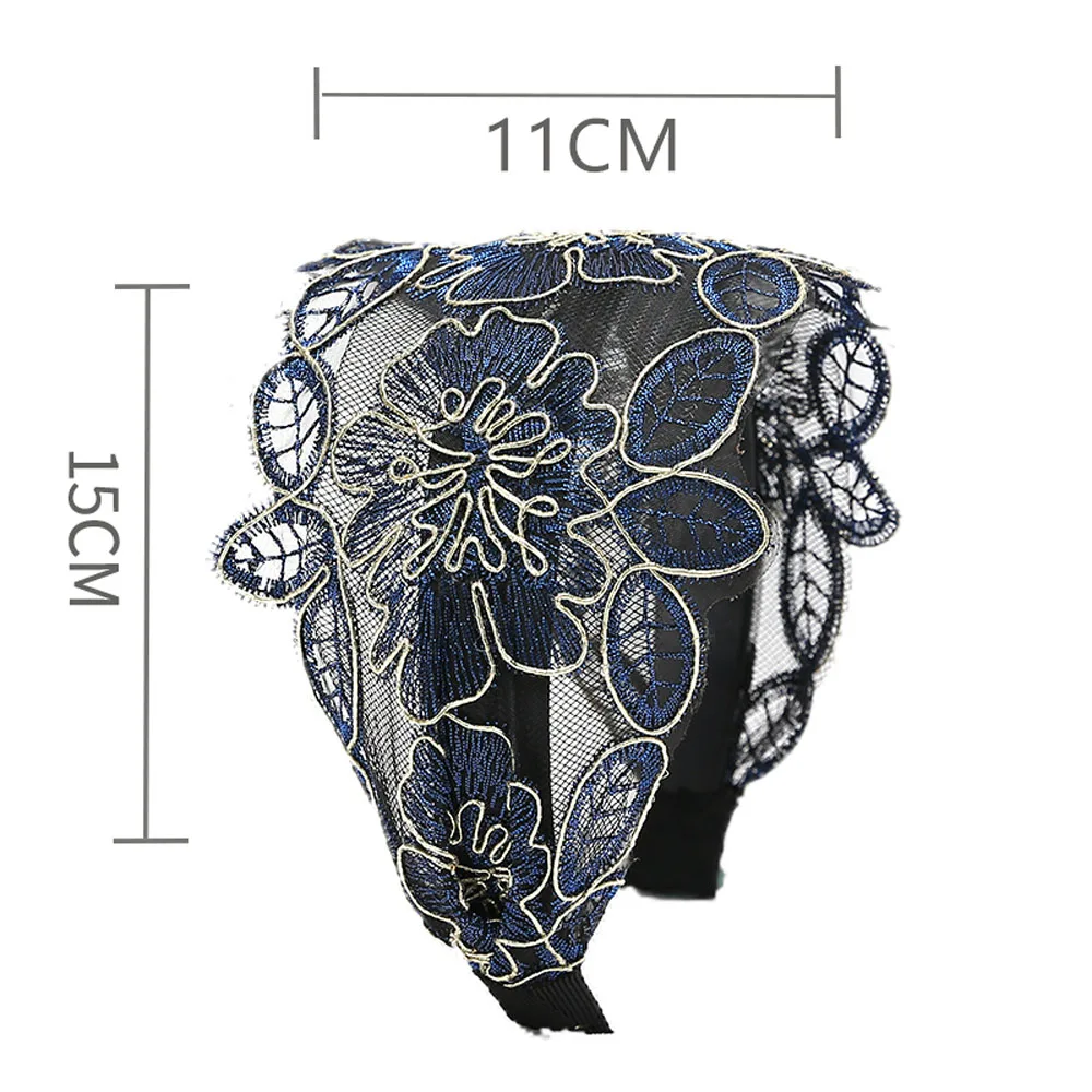 Summer Adjustable Toothed Floral Printed Silk Flower Head Hoop Hair Bands Headband Hair Accessories