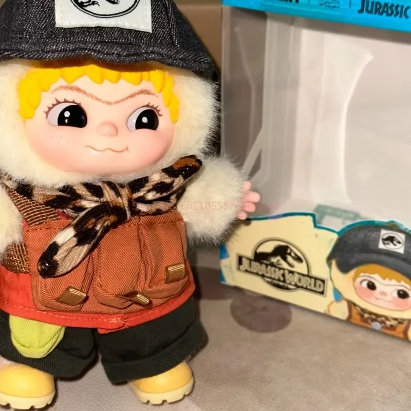 

New Sale Genuine Jurassic World Wakuku Co-Brand Series Blind Box Cute Vinyl Face Toys Trendy Desktop Ornament Girl Birthday Gift