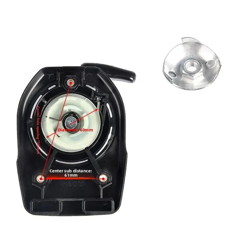 バンロン高級GX50三穴スチールワイヤー式ディスクアクセサリーは、芝刈り機のディスクスターターに適しています。