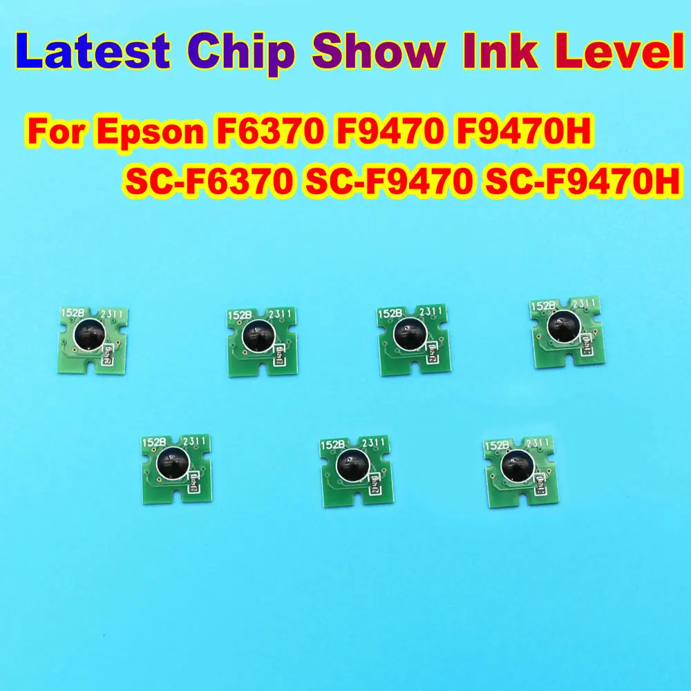 Printer Ink Cartridge Chip T46C2 T46C3 T46C4 T46C T46C8 Chip For Epson F6370 F9470 F9470H SC F6370 F9470 F9470H Printing Ic Chip