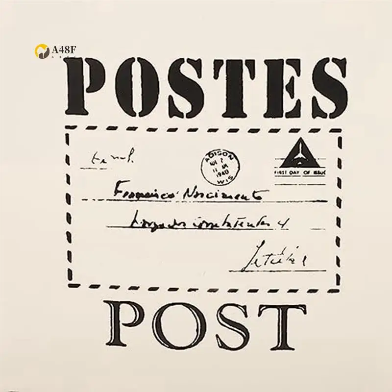 

A48F-Почтовый ящик, винтажный настенный почтовый ящик, почтовый ящик, антикварный металлический почтовый ящик, устойчивый к ржавчине держатель для почты для улицы, белый